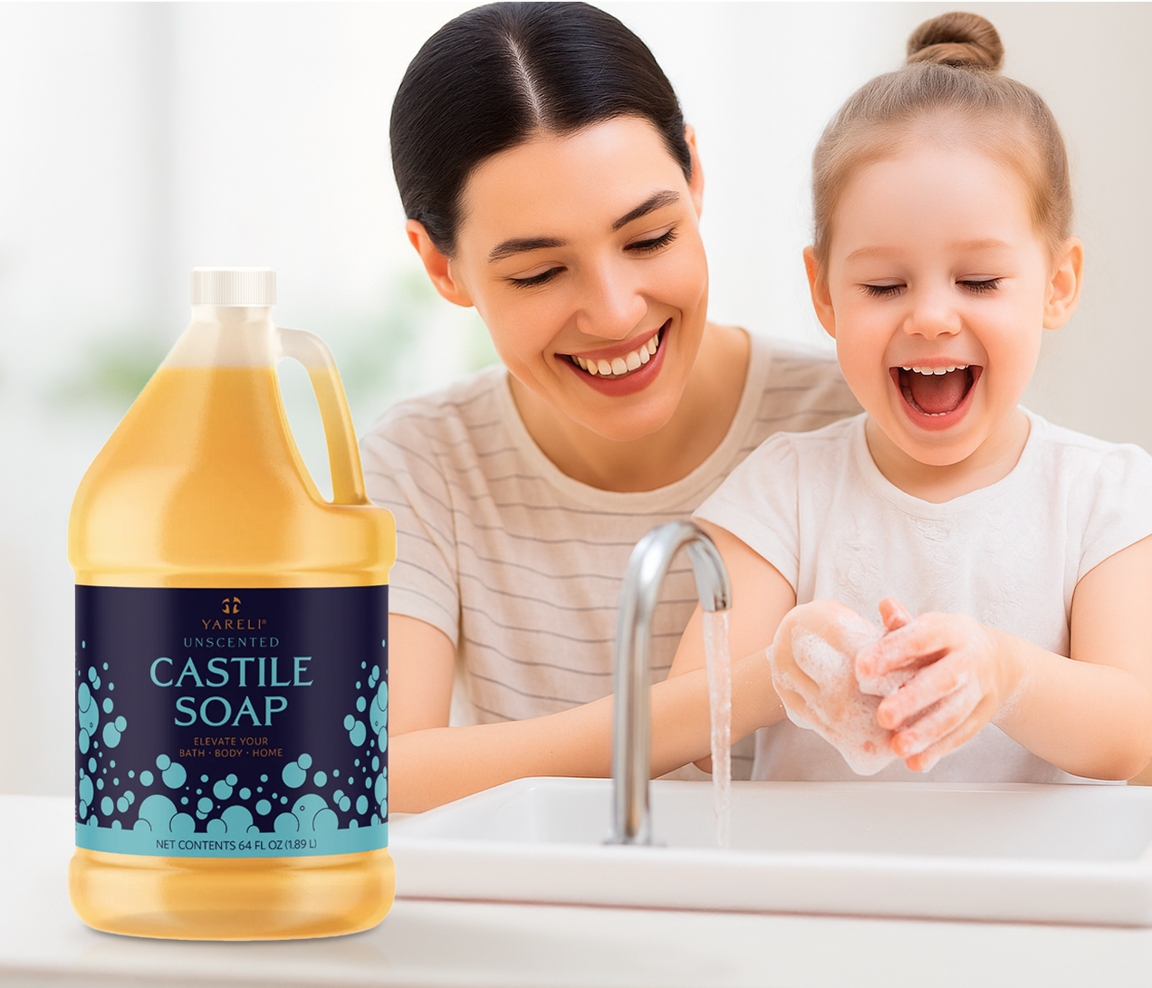 Yareli Castile Soap, 64oz