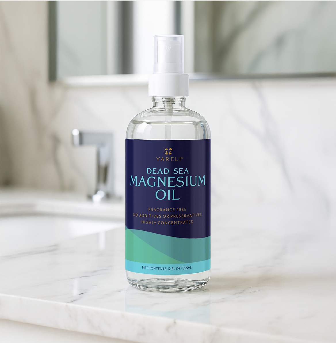 Yareli Dead Sea Magnesium Oil Spray, 12oz