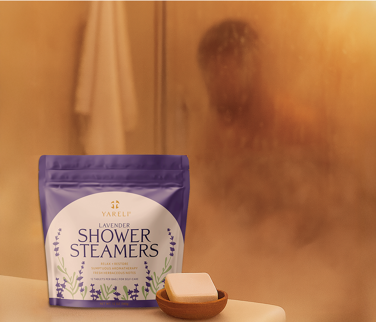 Shower Steamers, Lavender, 12 Pack