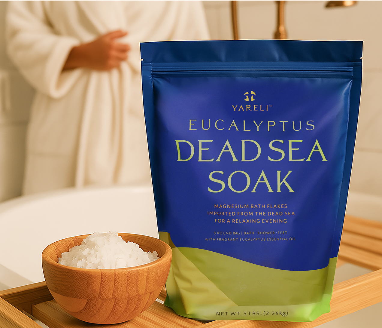 Dead Sea Soak, Eucalyptus 5lb